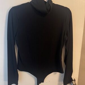 Madewell Classic Black Long Sleeve Bodysuit